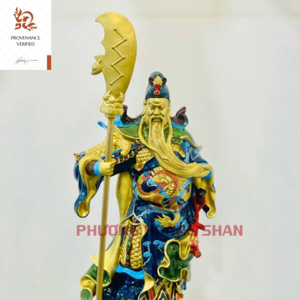 Ceramic Guan Yu (Color Plating)